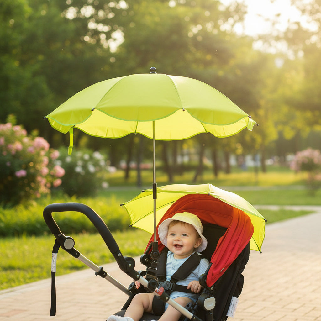 Parasol Ajustable 360° para Carrito de Bebé