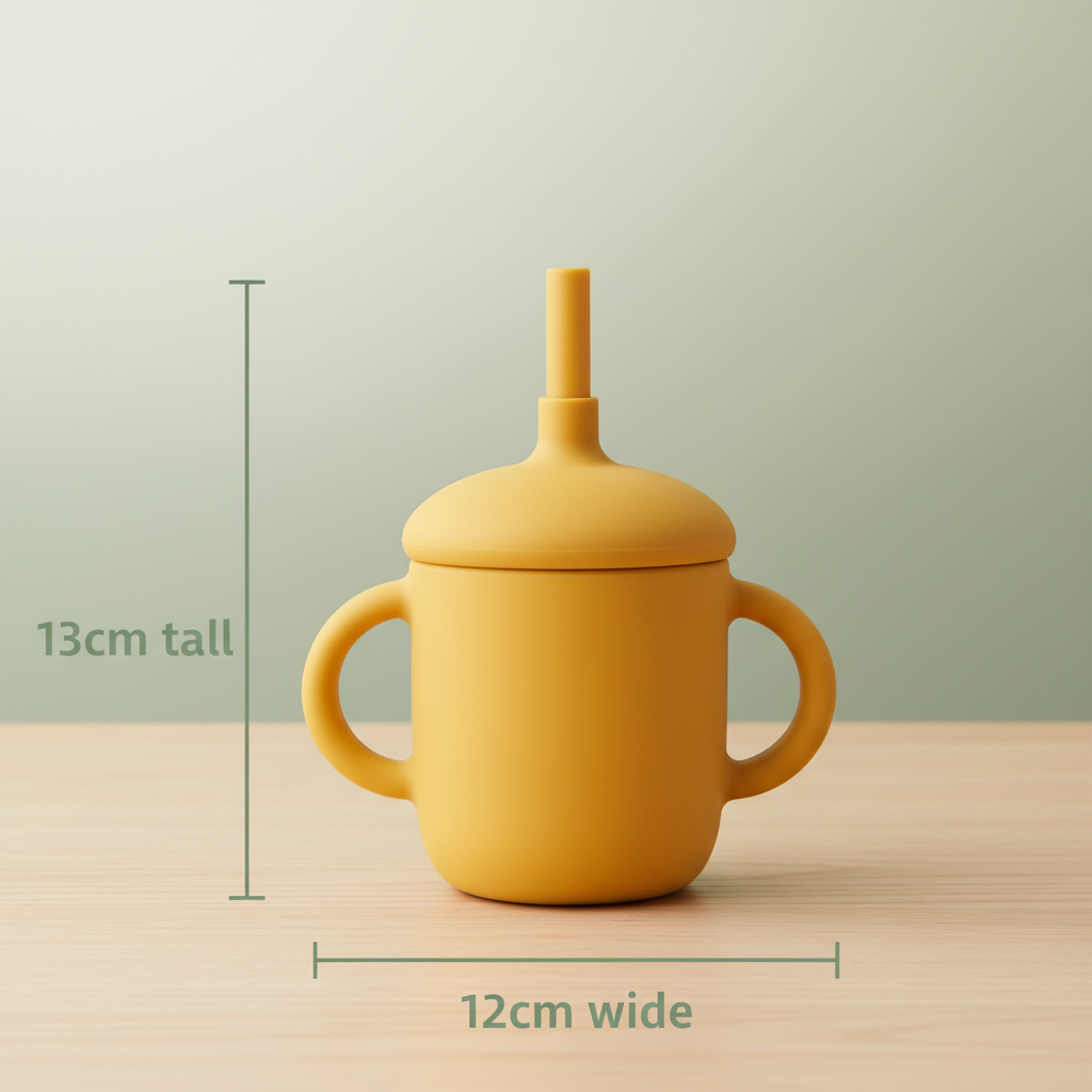 Vaso Antiderrame de Silicona para Bebé
